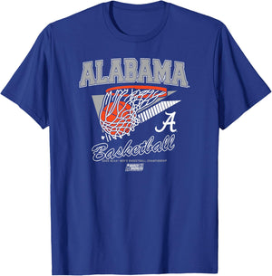 Alabama Crimson Tide Basketball: 2025 March Madness Month T-Shirt - T-Shirt | Royal