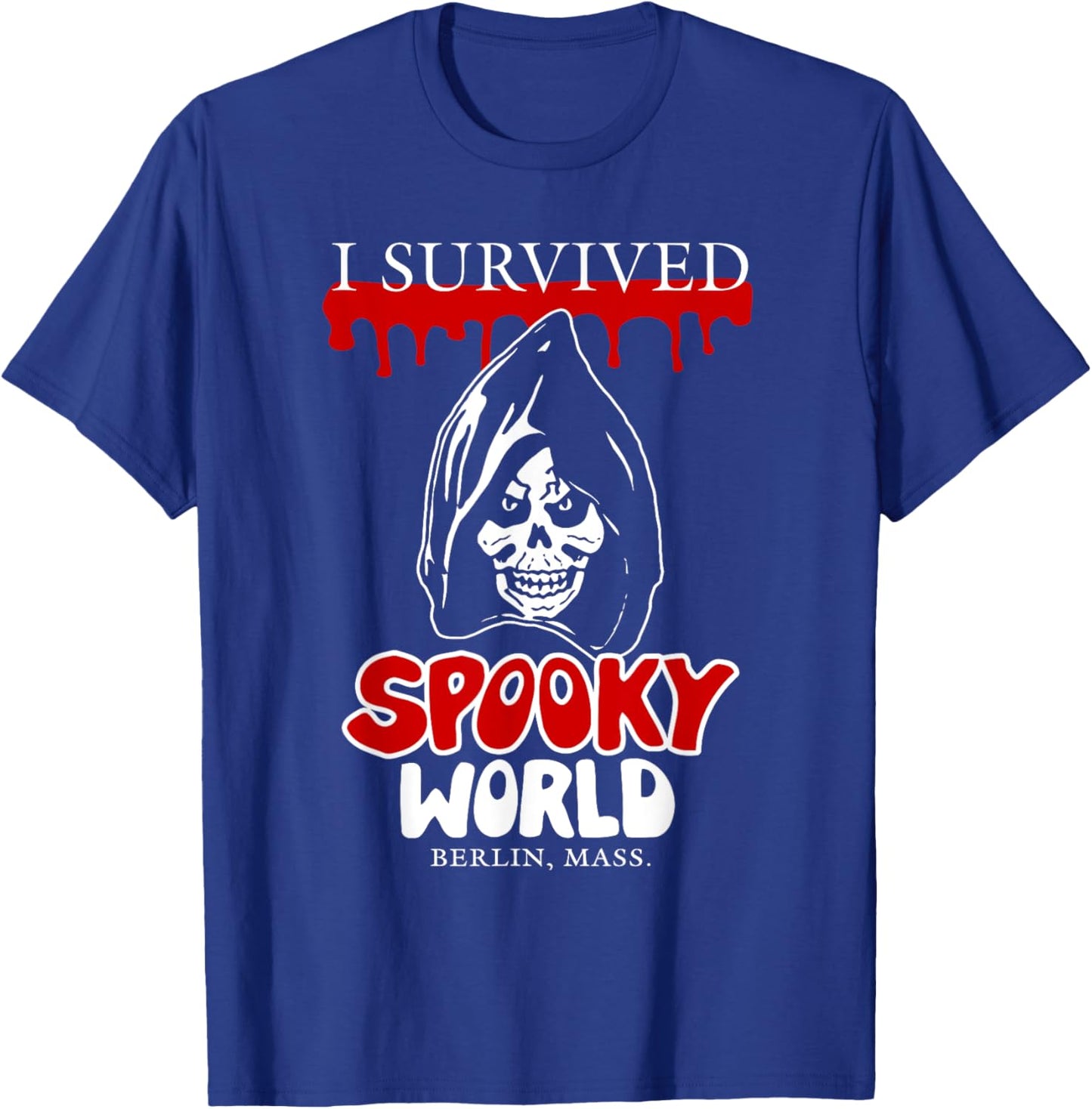 I Survived Spooky World funny design T-Shirt - T-Shirt | Royal