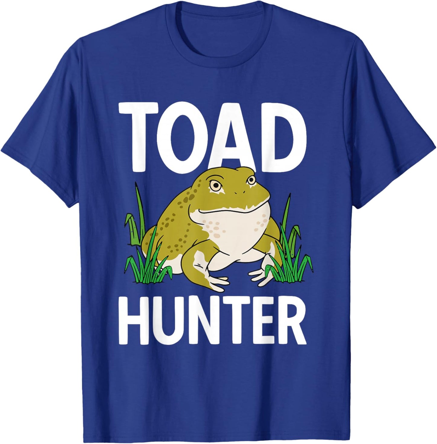 Children's Frog Catcher Toad Frog Hunter Frog T-Shirt - T-Shirt | Royal