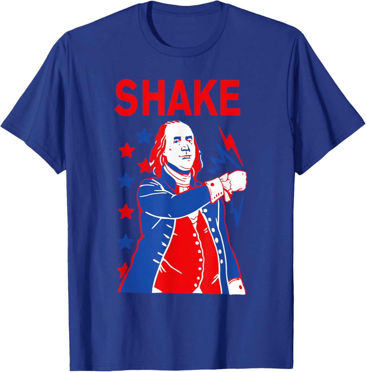 Funny Shake and Bake 4th of July Couple Matching T-Shirt - T-Shirt | Royal