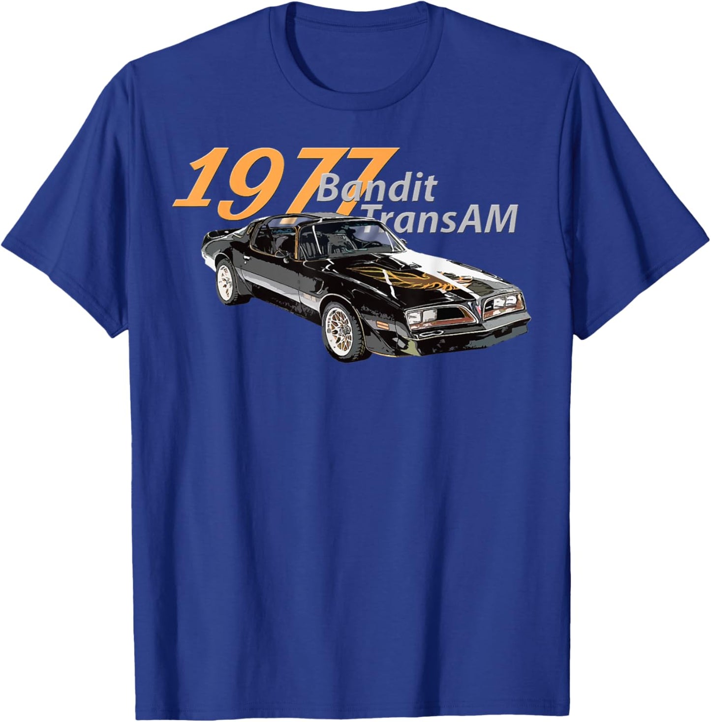1977 77 trans am vintage black car MUSCLE CARS 70s CLASSIC T-Shirt - T-Shirt | Royal