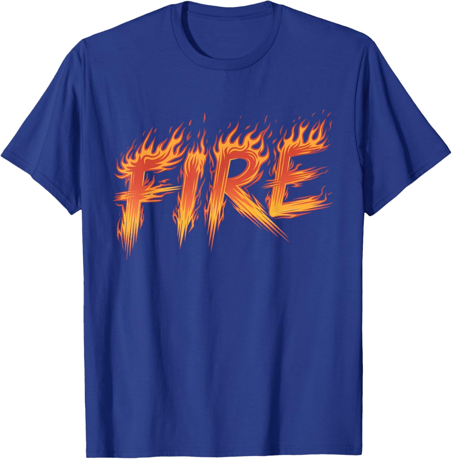 Fire Halloween Costume Fire Ice Matching Couples T-Shirt - T-Shirt | Royal