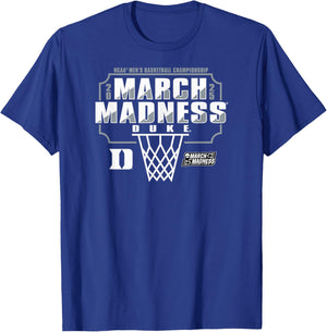 Duke Blue Devils March Madness 2025 Men's Basketball T-Shirt - T-Shirt | Royal