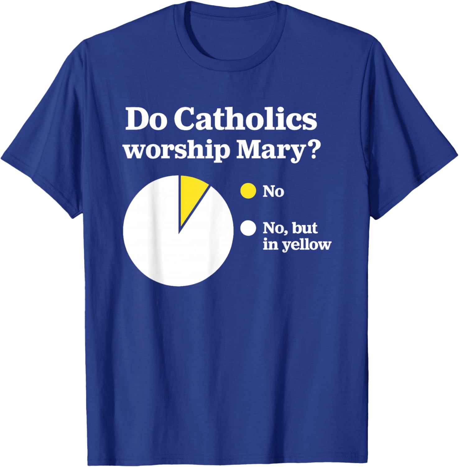 Do Catholics Worship Mary T-Shirt - T-Shirt | Royal