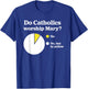 Do Catholics Worship Mary T-Shirt - T-Shirt | Royal