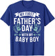 Dad My First Father's Day Baby Boy T-Shirt - T-Shirt | Royal