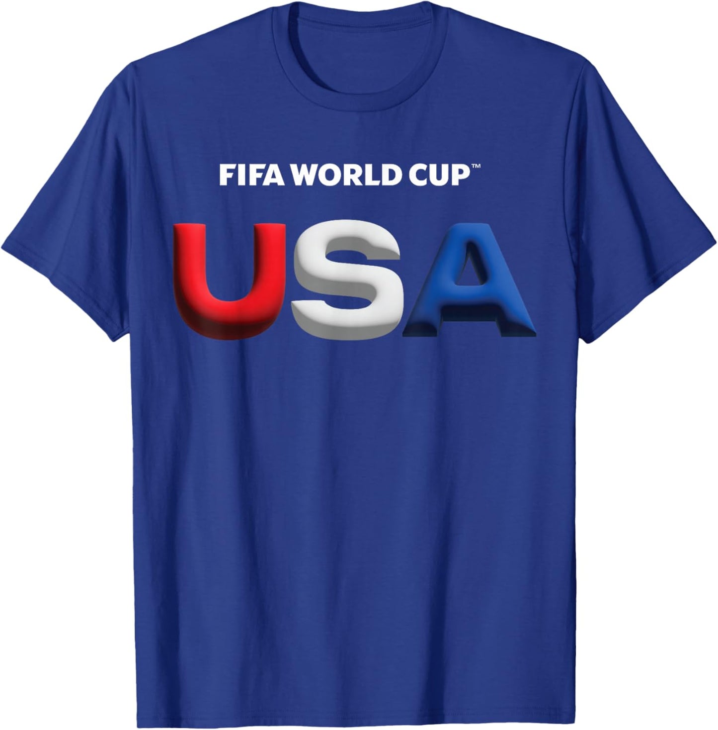 FIFA World CUP26 USA Bubble Color T-Shirt - T-Shirt | Royal