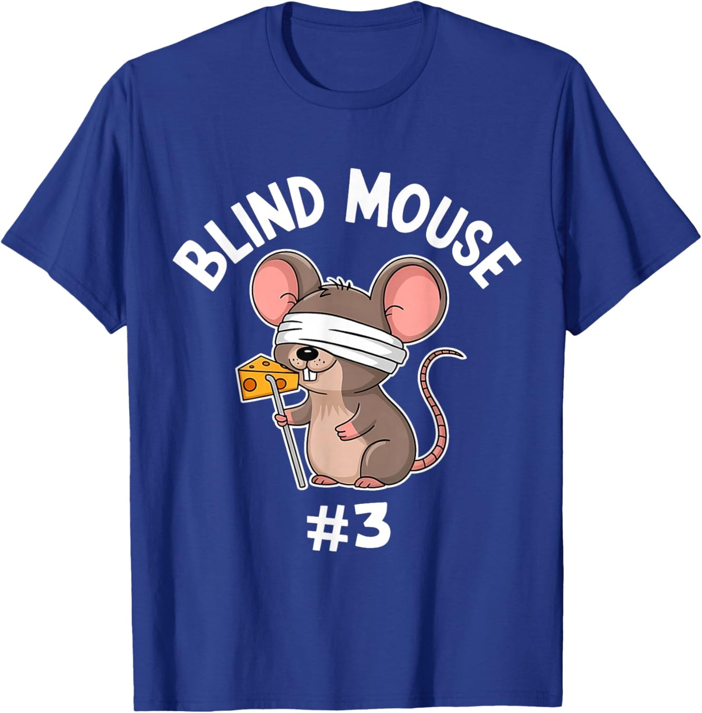 Three Blind Mice Costume Mouse #3 Matching Group T-Shirt - T-Shirt | Royal