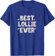 Best Lollie Ever Floral Family Love Hearts T-Shirt - T-Shirt | Royal