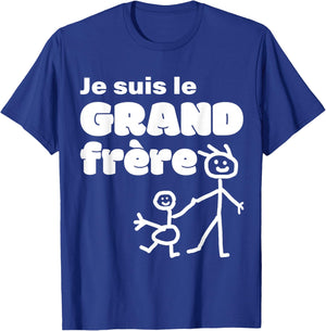 I'm The Big Brother Gift Fun Slogan Future Brother T-Shirt - T-Shirt | Royal