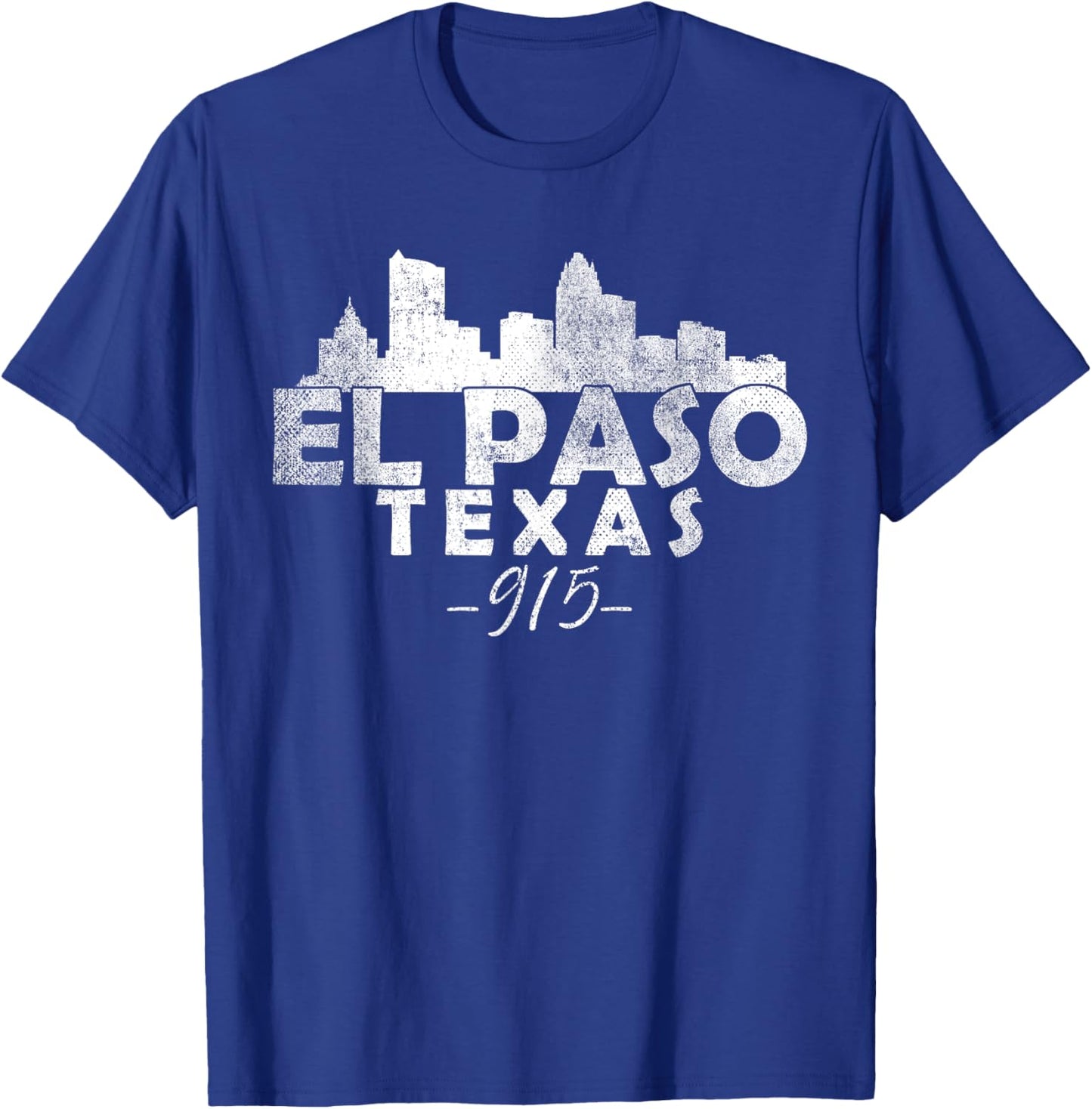 El Paso Texas TX | skyline T-Shirt - T-Shirt | Royal