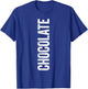 Chocolate Shirt Adult Kids Chocolate Bar Costume T-Shirt - T-Shirt | Royal