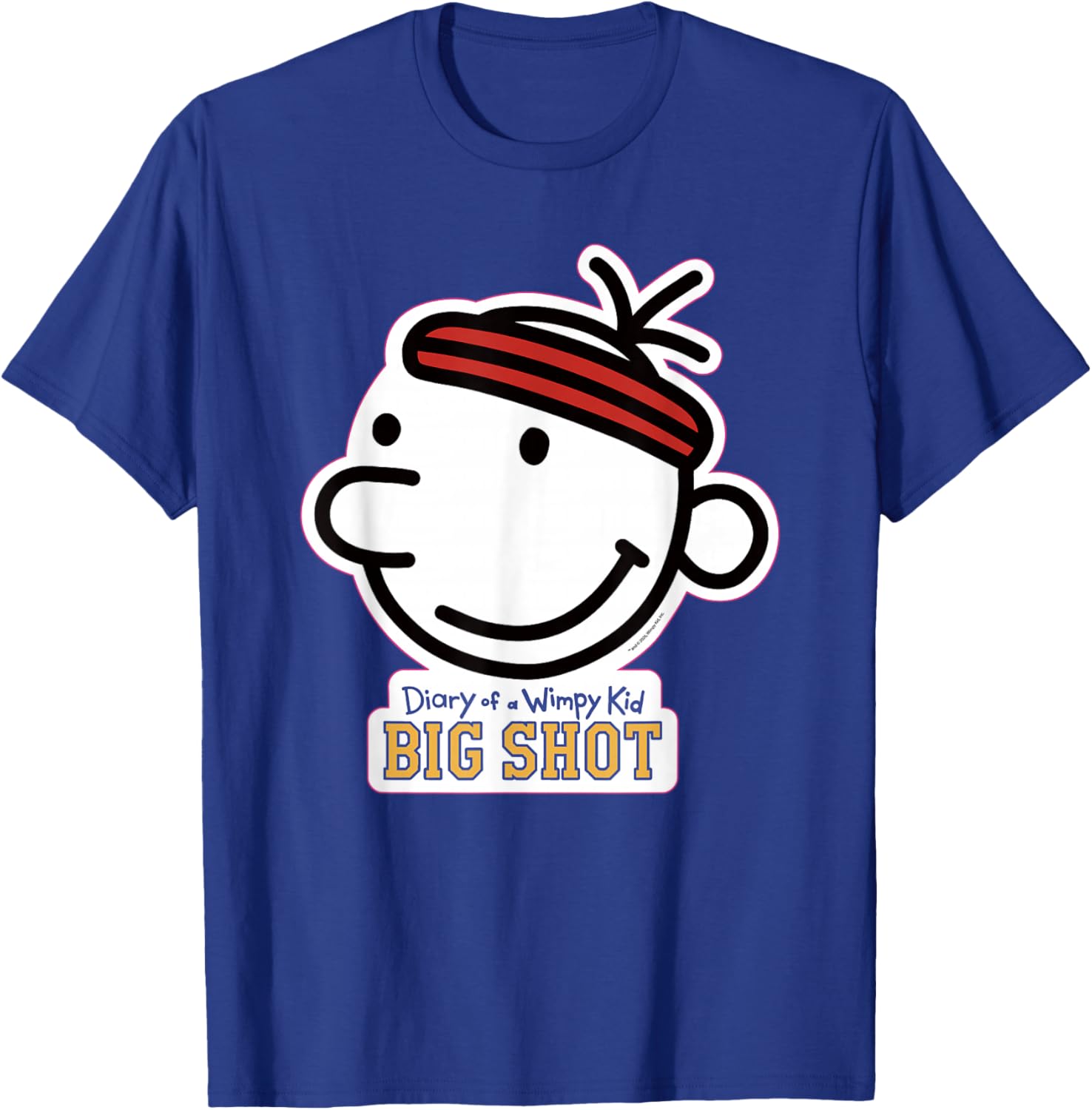 Diary of a Wimpy Kid Greg Big Shot Big Face T-Shirt - T-Shirt | Royal