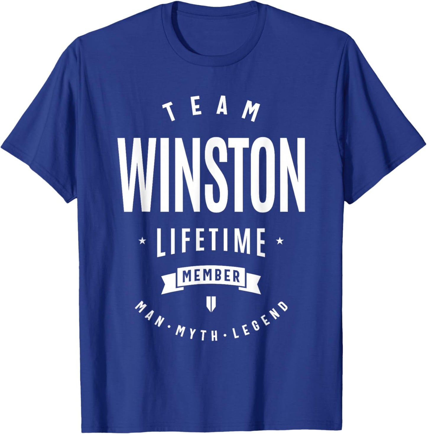 Membre à Vie de l'équipe Winston Nom drôle Winston T-Shirt - T-Shirt | Royal