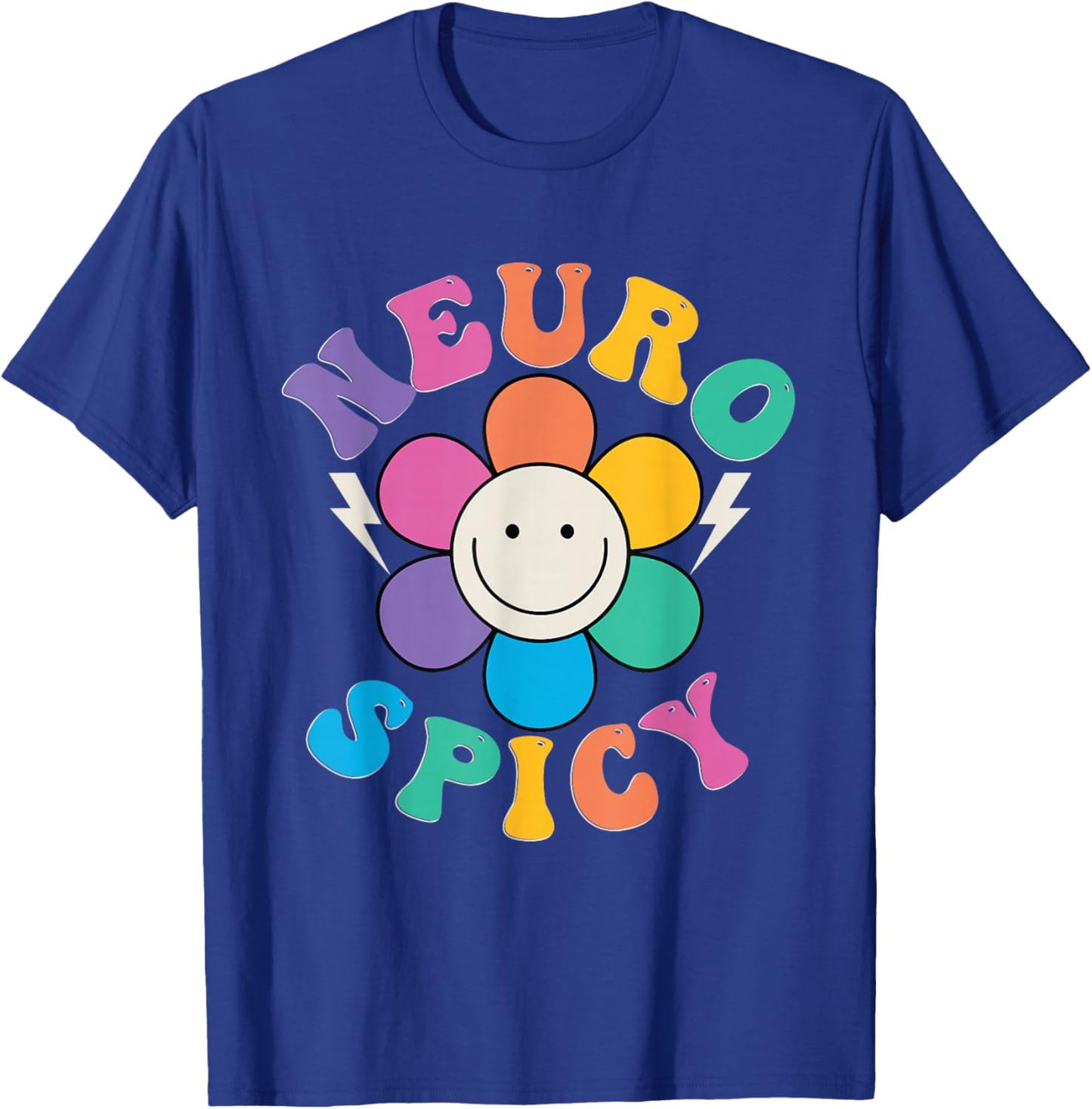 Embrace Neurodiversity Celebrate Different Minds ADHD T-Shirt - T-Shirt | Royal