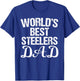 Steelers Fontana World's Best DAD HS T-Shirt - T-Shirt | Royal