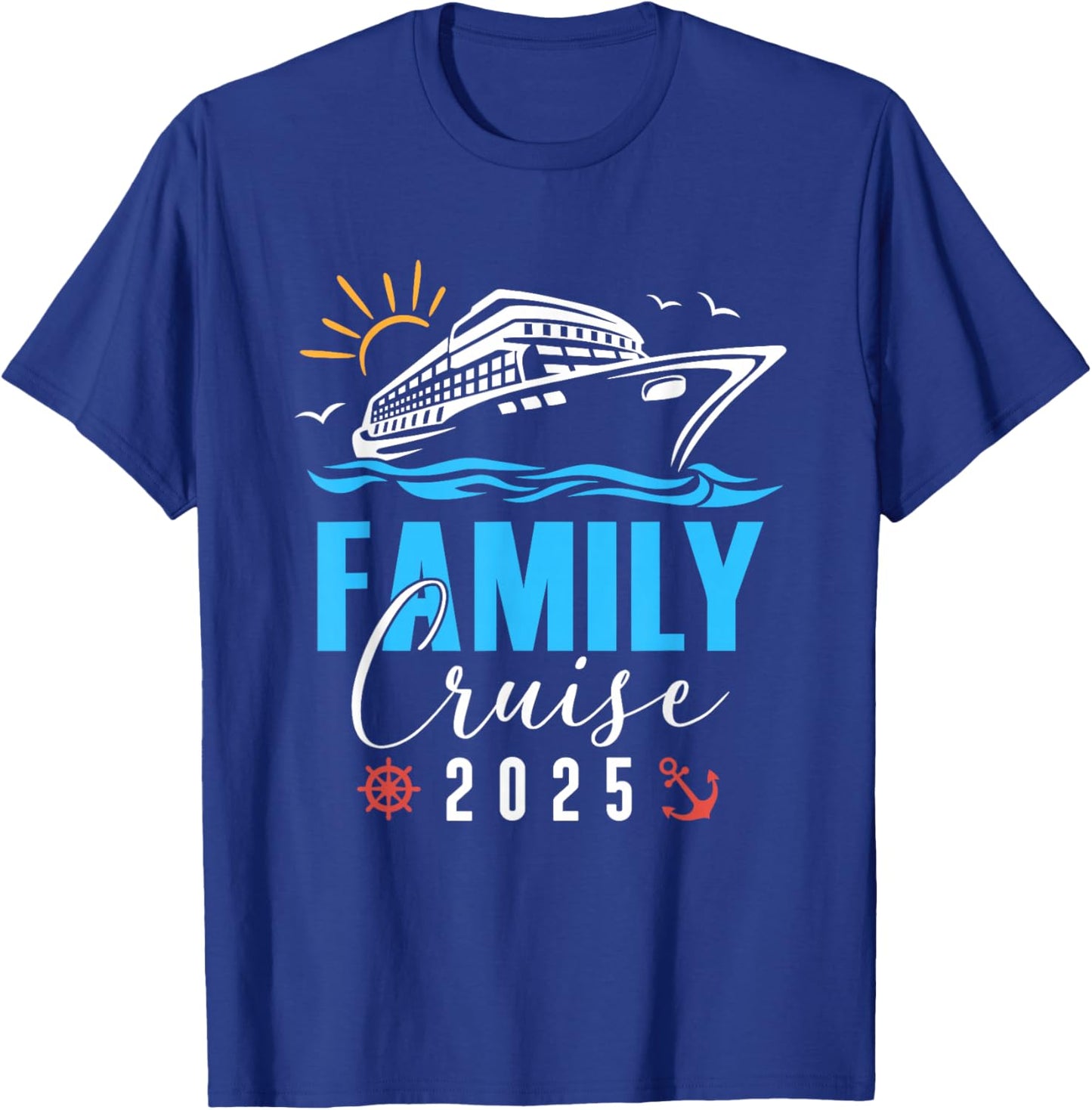 Family Cruise Trip 2025 Making Memories Cruise Squad 2025 T-Shirt - T-Shirt | Royal