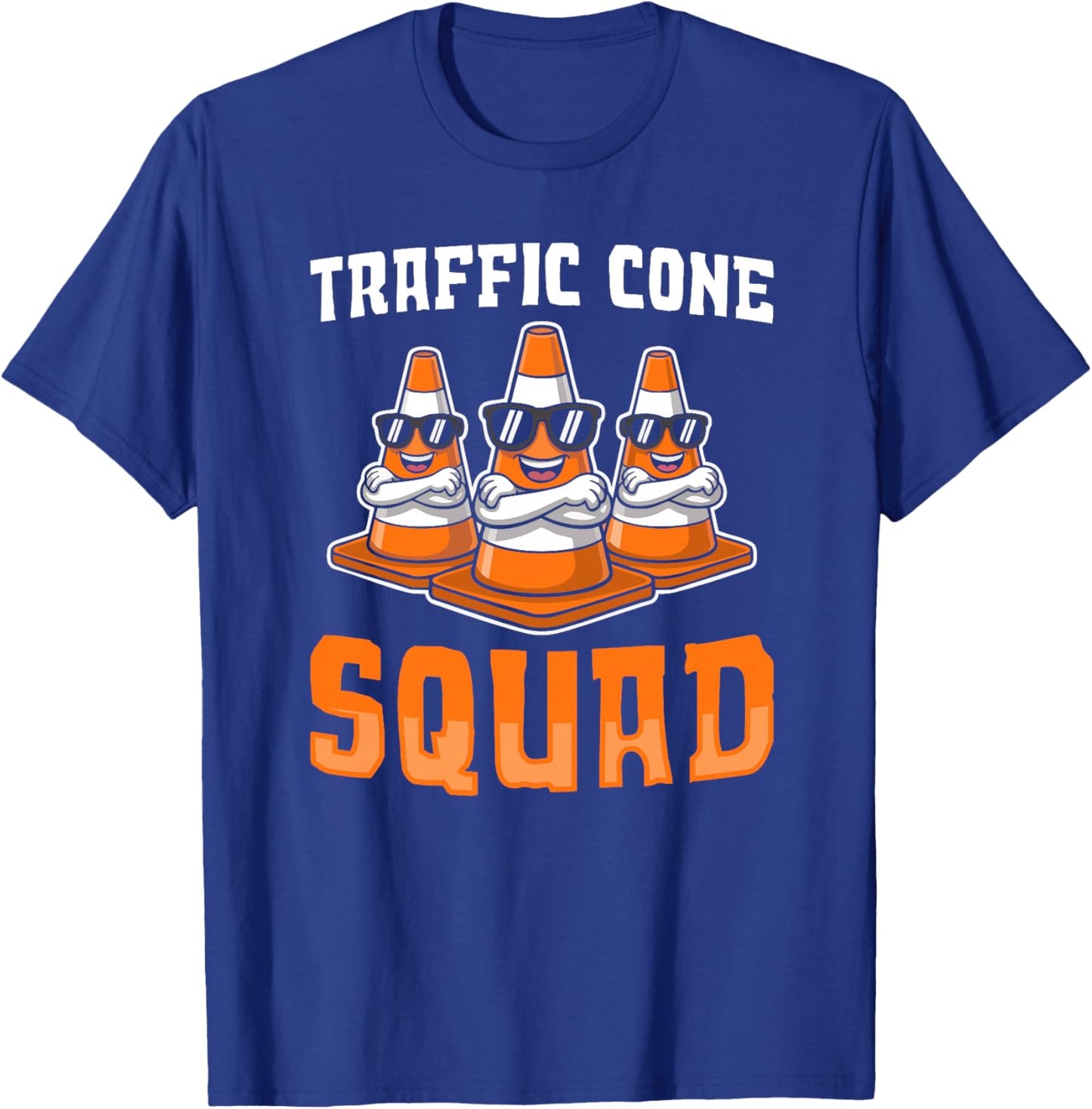 Design Drôle Équipe Cône de Signalisation Haut de Gamme T-Shirt - T-Shirt | Royal