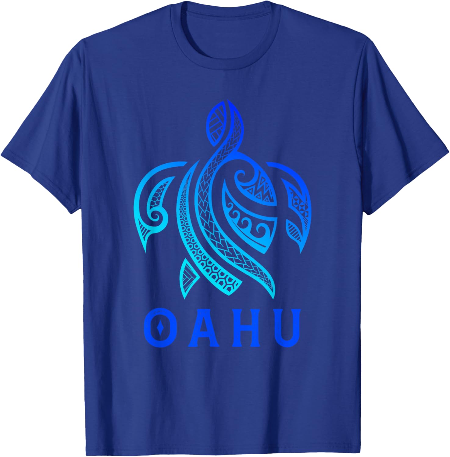 Tribal Sea Turtle Oahu Hawaii Hawaiian Turtle Maori Art T-Shirt - T-Shirt | Royal