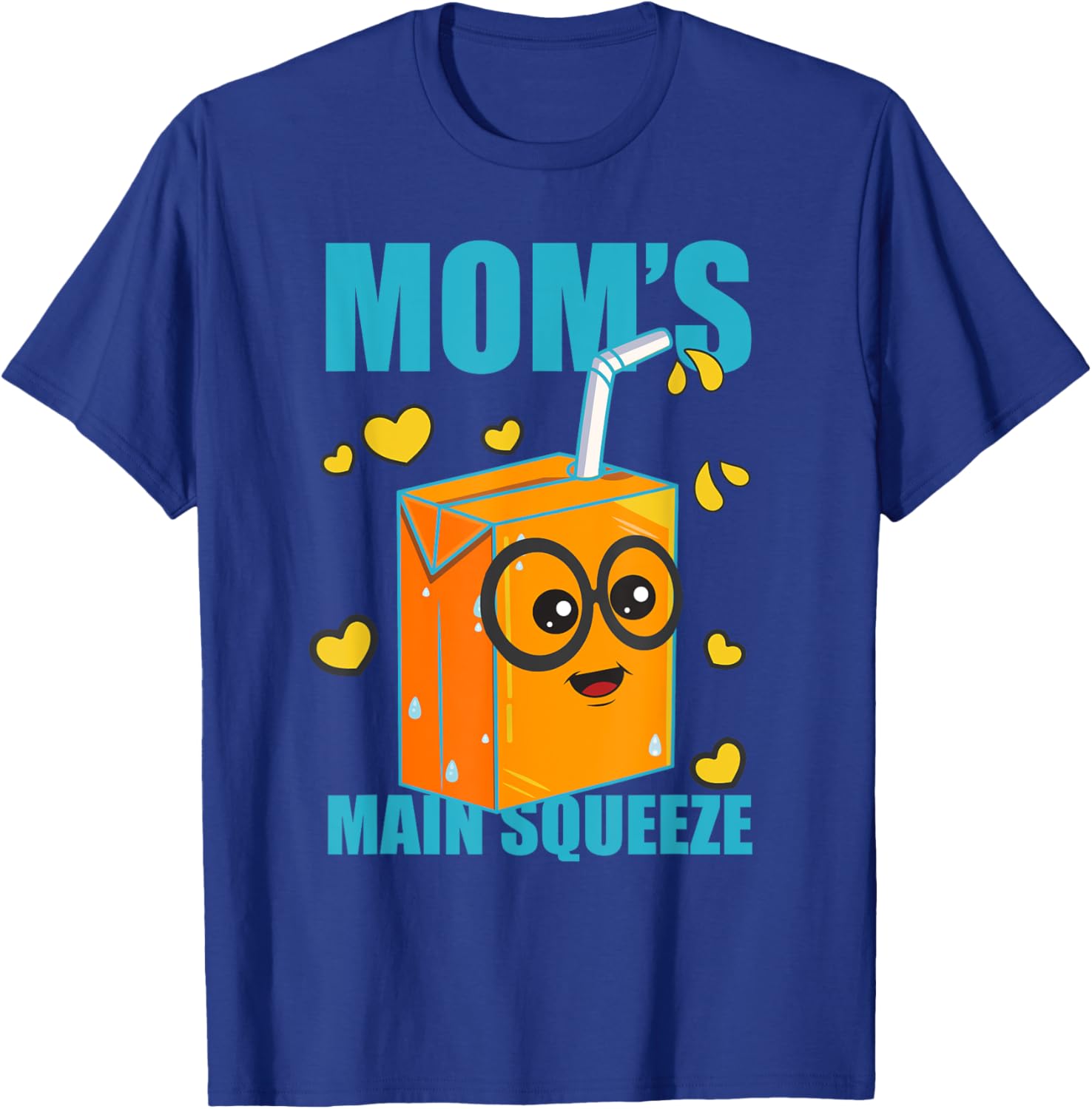 Cute Funny Mom's Main Squeeze Funny Lemon Boy Girl Toddler T-Shirt - T-Shirt | Royal