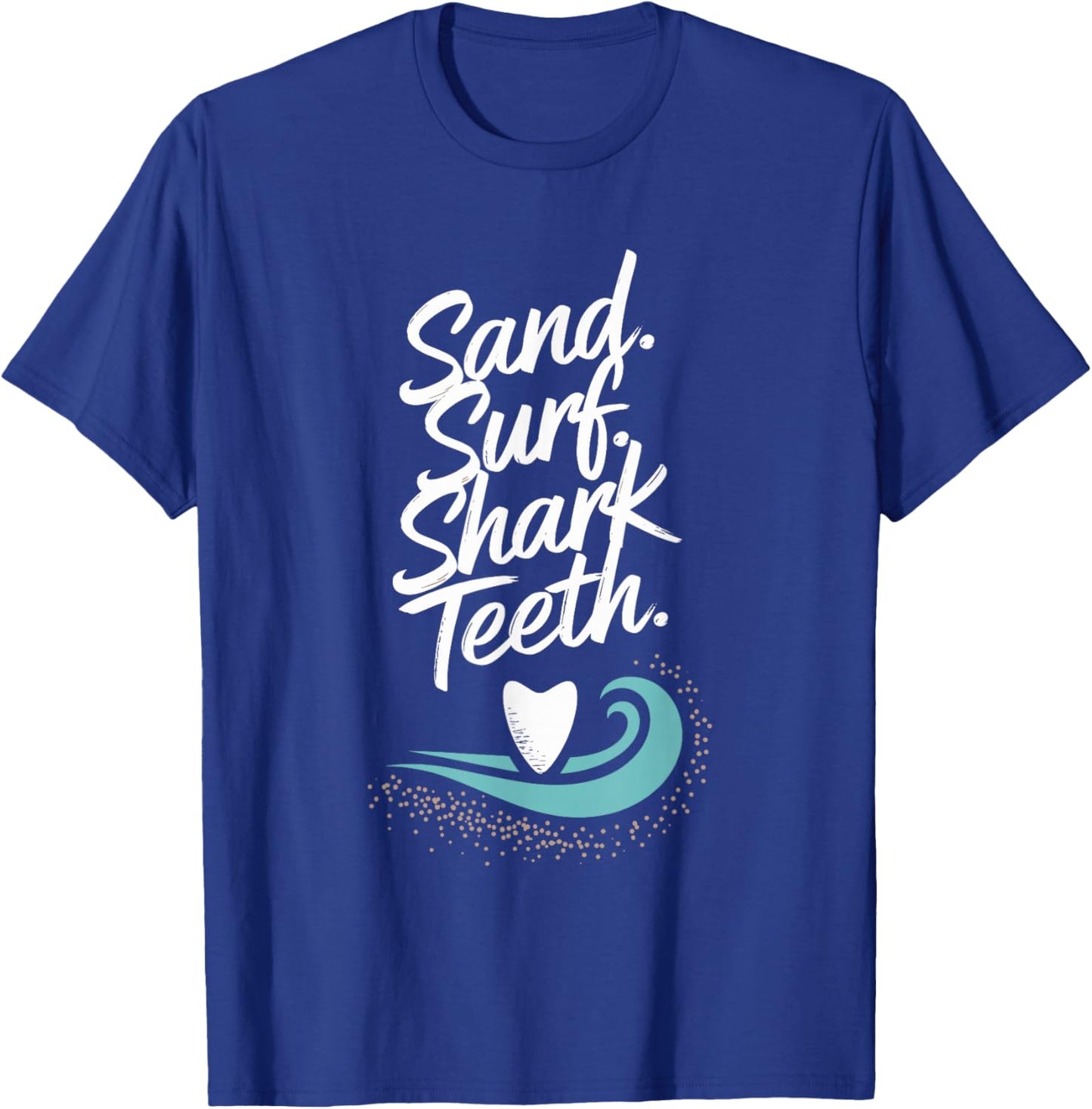Fossilized Shark Tooth Collector Prehistoric Fossil Hunting T-Shirt - T-Shirt | Royal