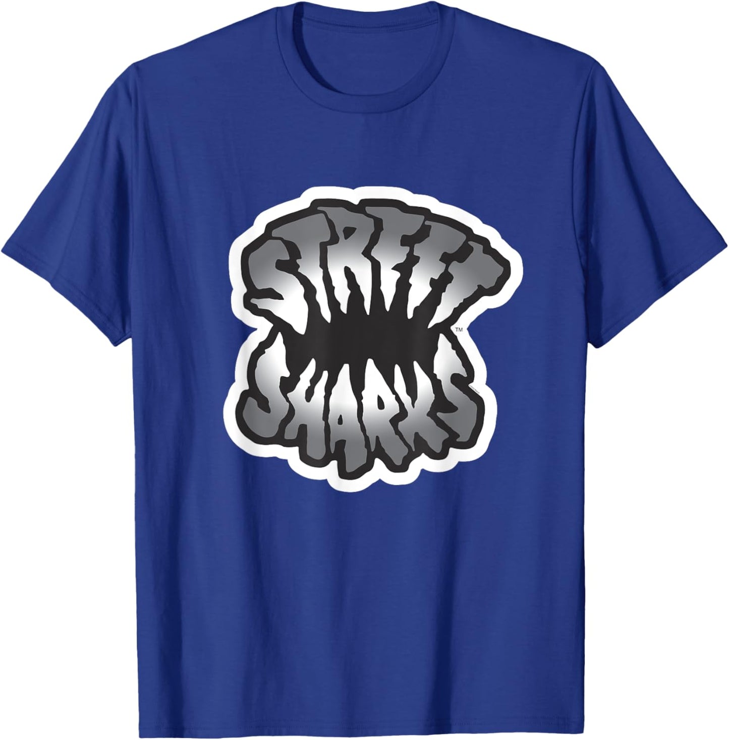 Street Sharks - Grey Logo T-Shirt - T-Shirt | Royal