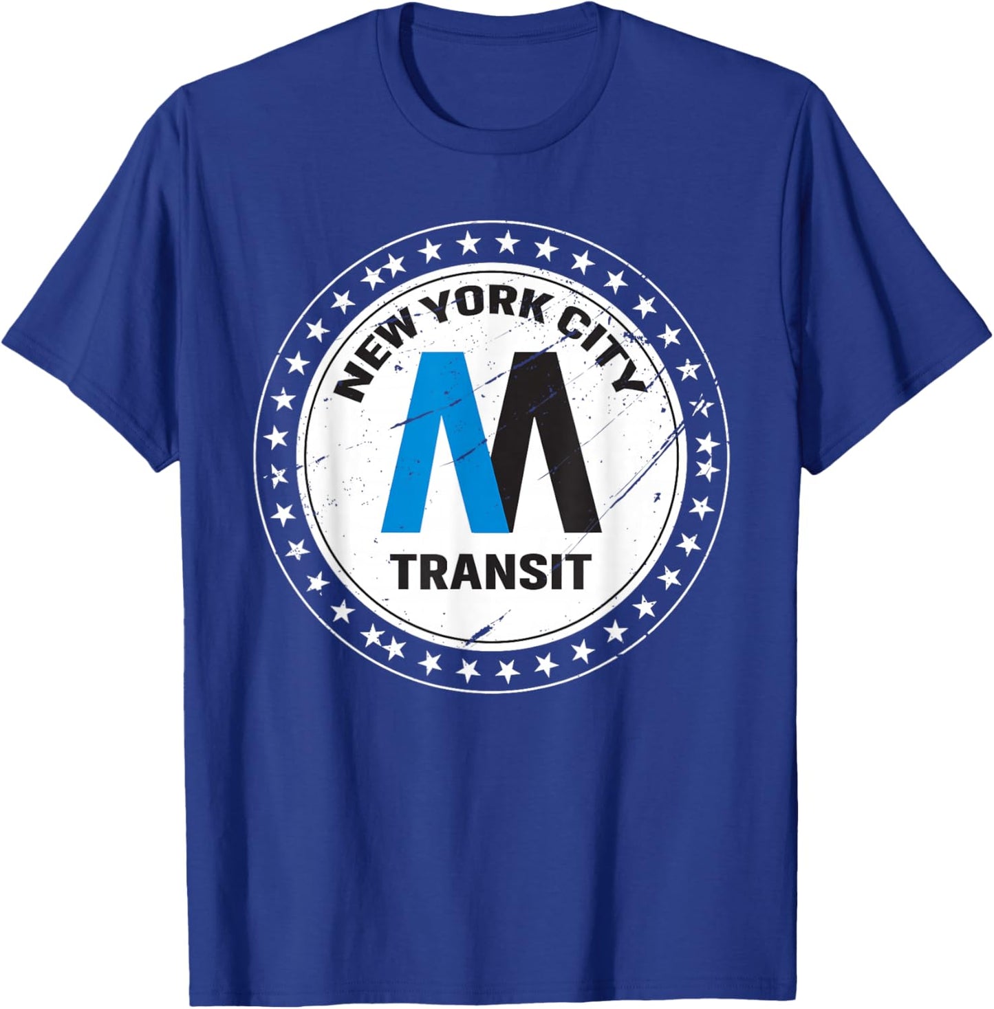 NYC Metro Speed Transit Sleek Train Enthusiast T-Shirt - T-Shirt | Royal