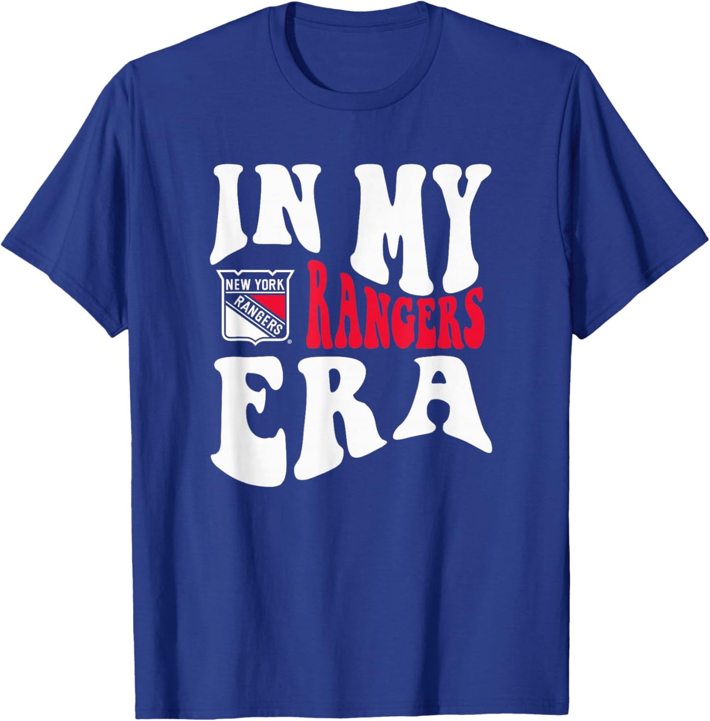 New York Rangers Era Royal Blue Officially Licensed T-Shirt - T-Shirt | Royal