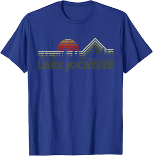 Lake Jocassee Retro Nature T-Shirt - T-Shirt | Royal