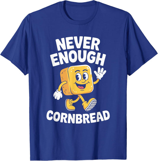 Funny Cornbread Retro T-Shirt - T-Shirt | Royal