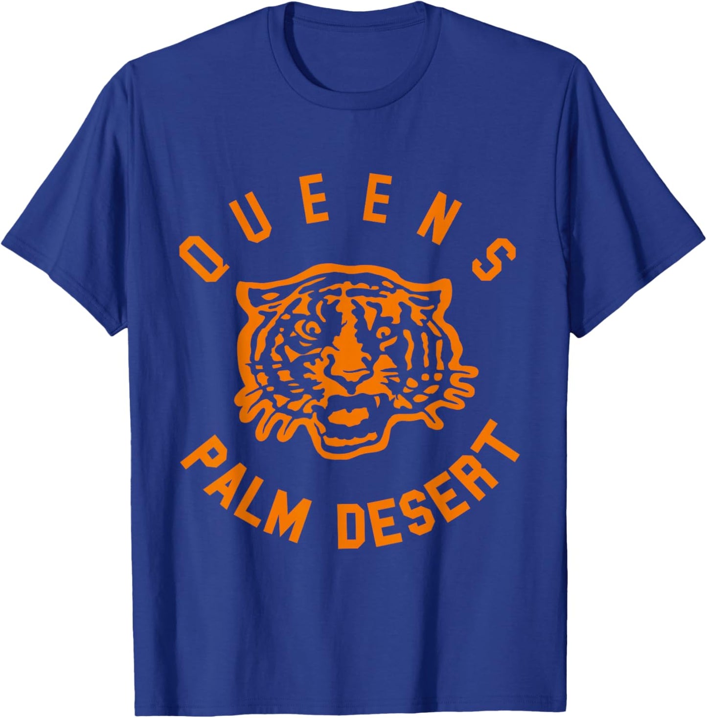 Official Queens of The Stone Age Tiger Palm Desert T-Shirt - T-Shirt | Royal