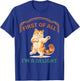 First of All I'm A Delight Funny Cat T-Shirt - T-Shirt | Royal
