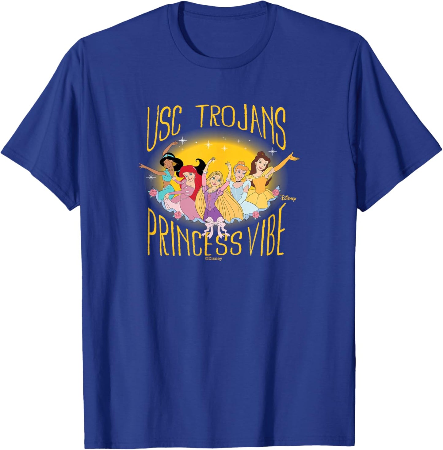 USC Trojans Disney Princess Vibes T-Shirt - T-Shirt | Royal