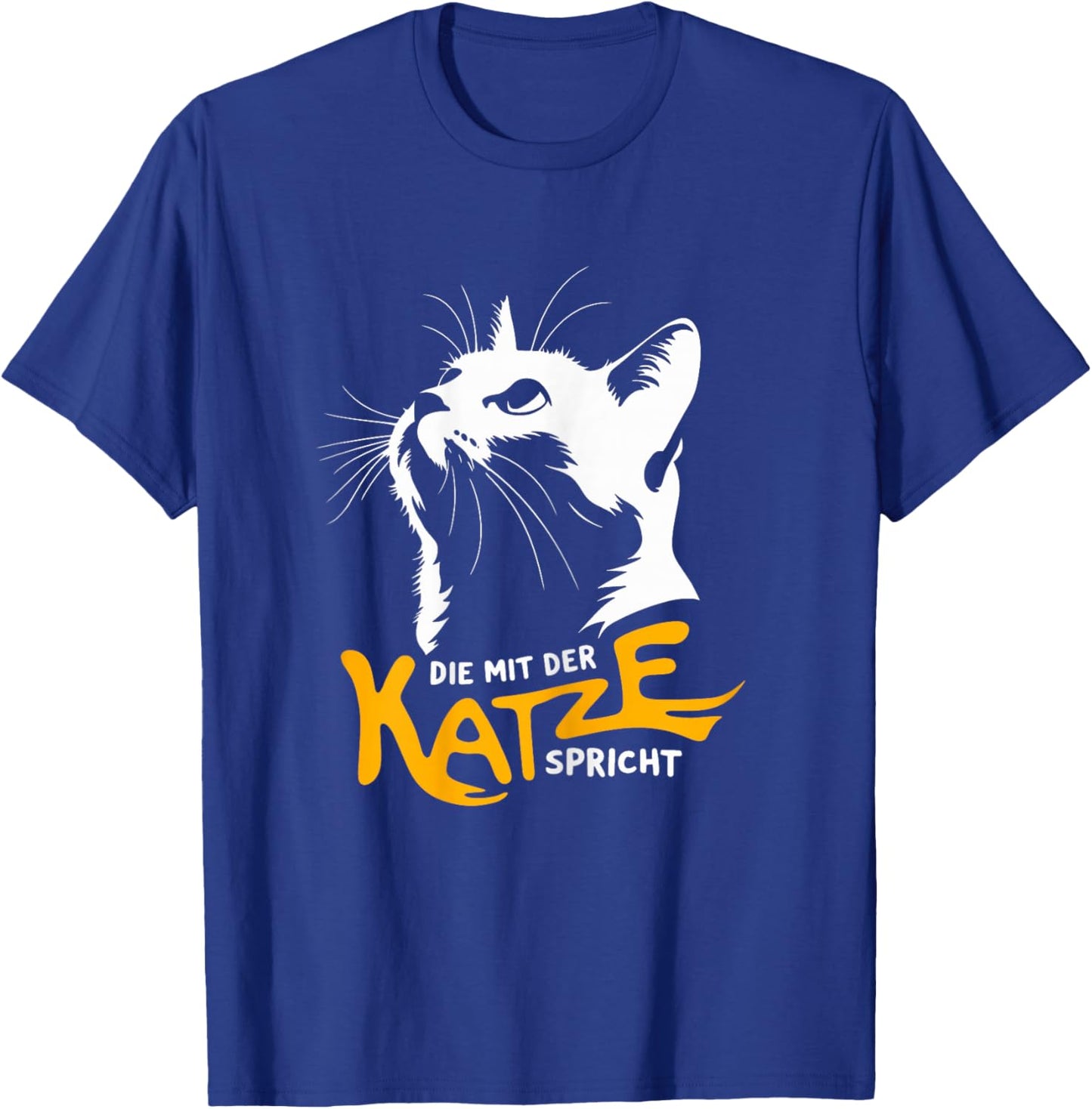 Katzenmama Spruch Damen Katze Die mit der Katze spricht T-Shirt - T-Shirt | Royal
