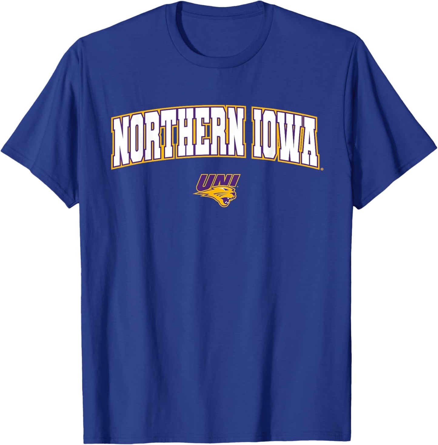 University of Northern Iowa Panthers Arch Logo T-Shirt - T-Shirt | Royal