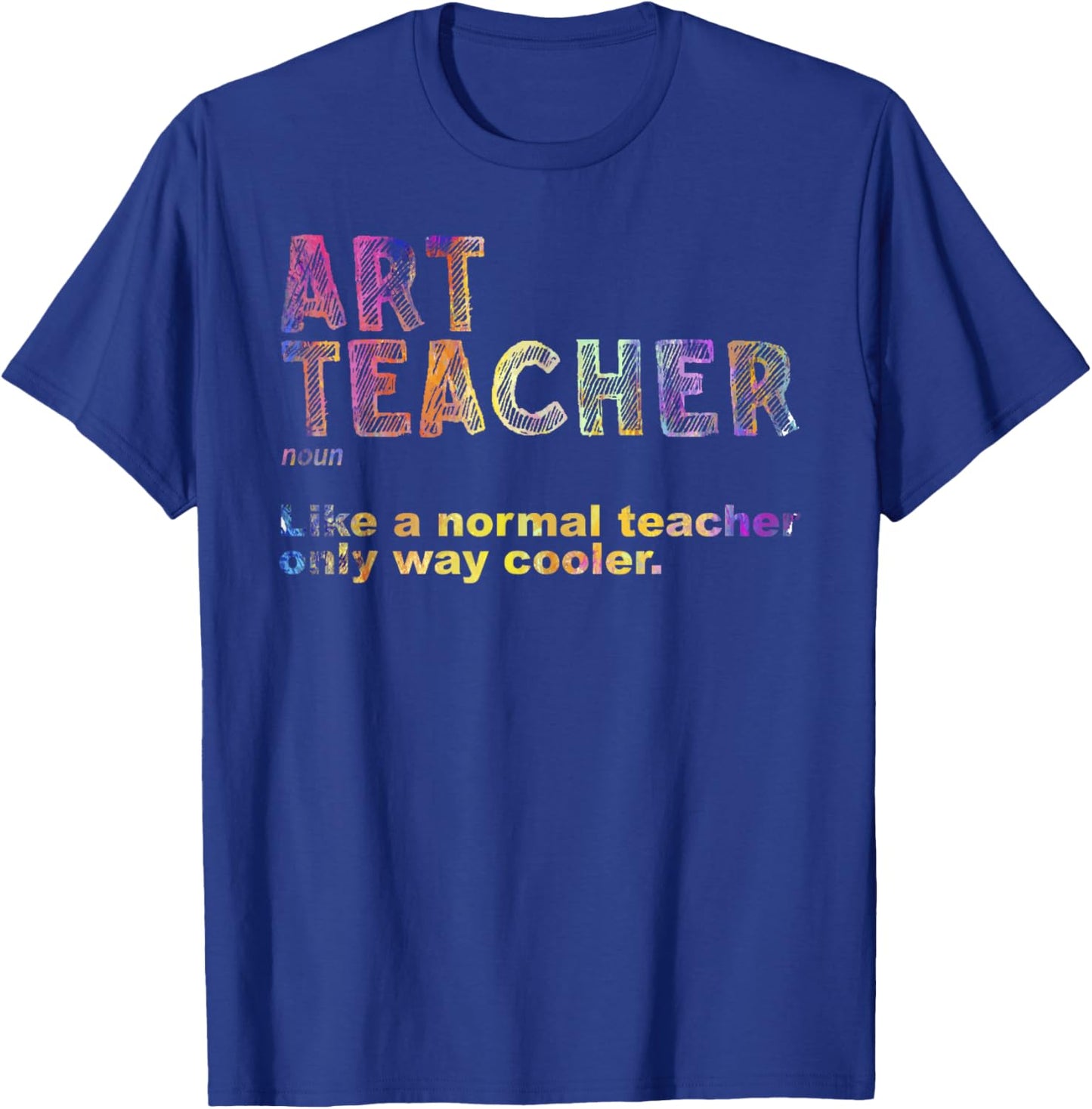 Art Teacher Design Women Artist Teaching Art School T-Shirt - T-Shirt | Royal