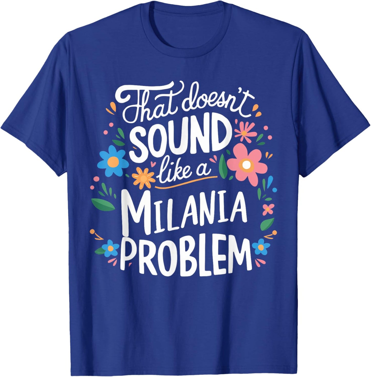 Milania Personalized Cute Girls Milania Name T-Shirt - T-Shirt | Royal