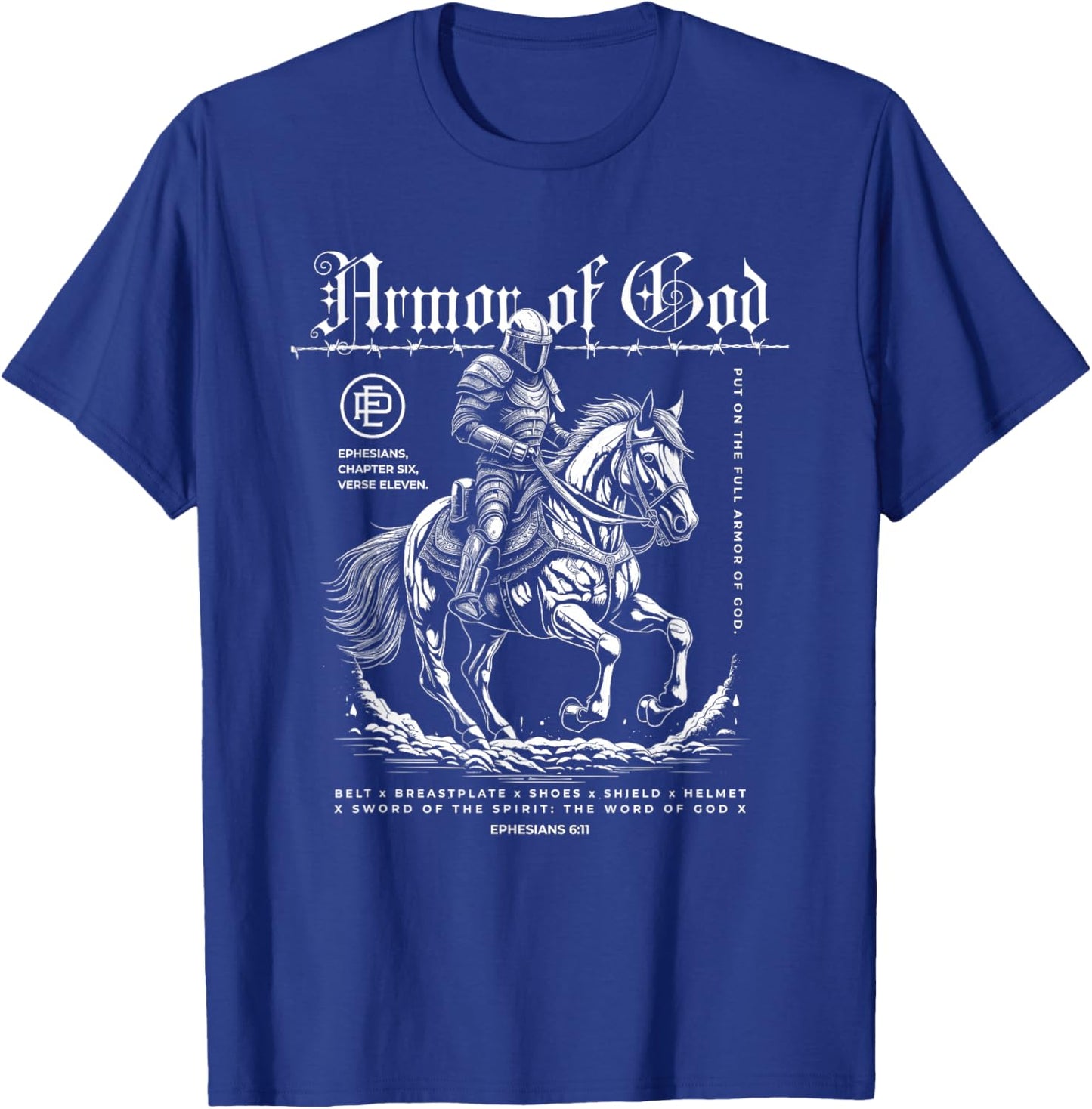 Armor of God T-Shirt - T-Shirt | Royal