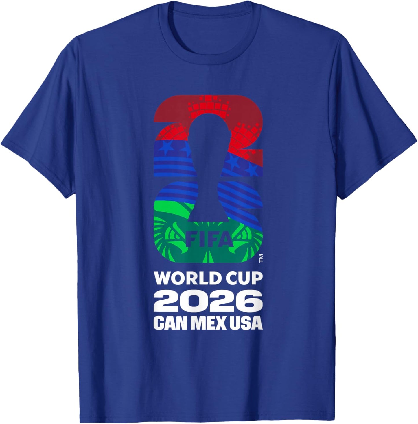 FIFA World CUP26 FIFA Host Country Logo Flags T-Shirt - T-Shirt | Royal