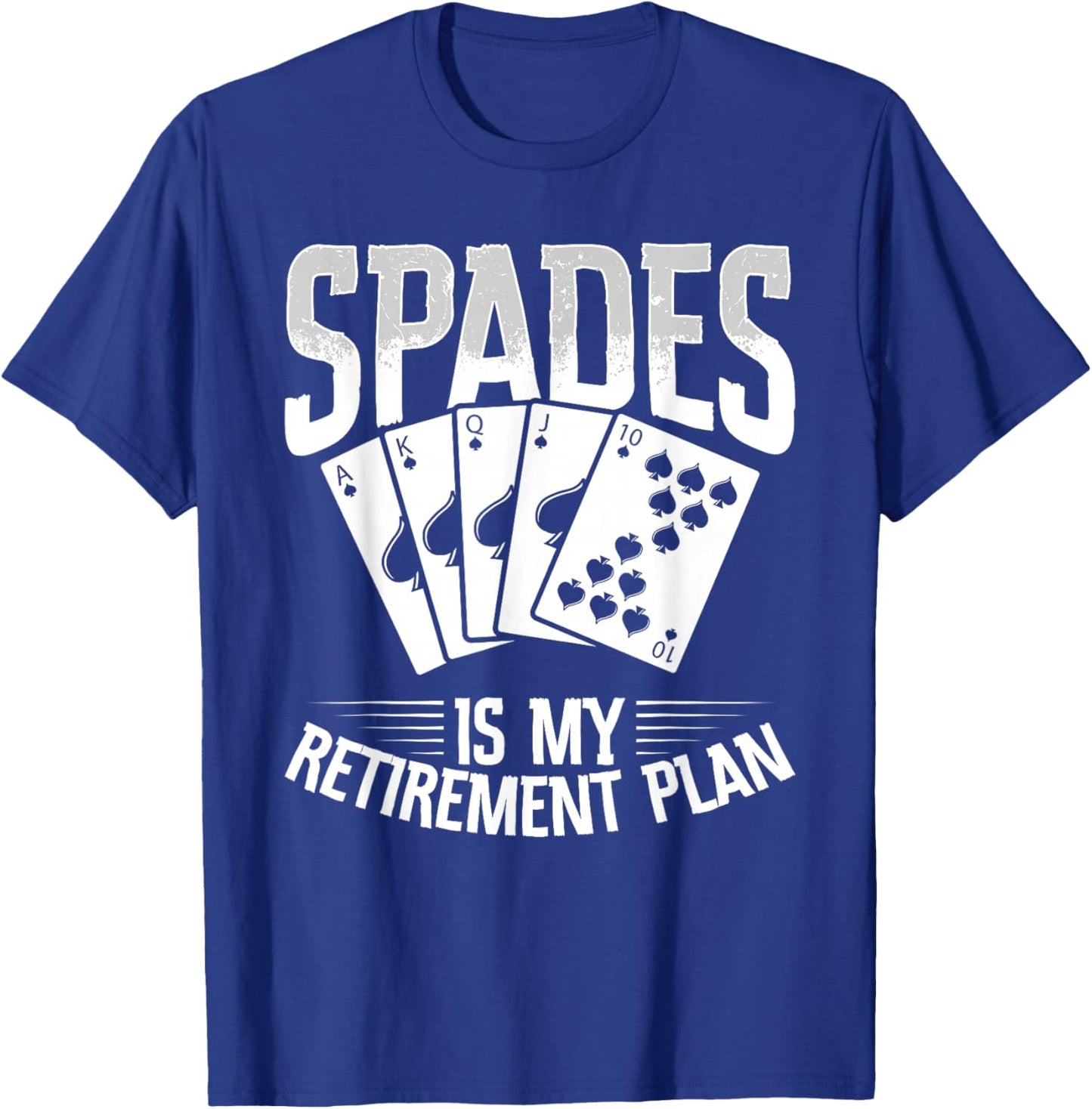Spades Playing Cards Set Spades King Queen Cards Fan Spades T-Shirt - T-Shirt | Royal