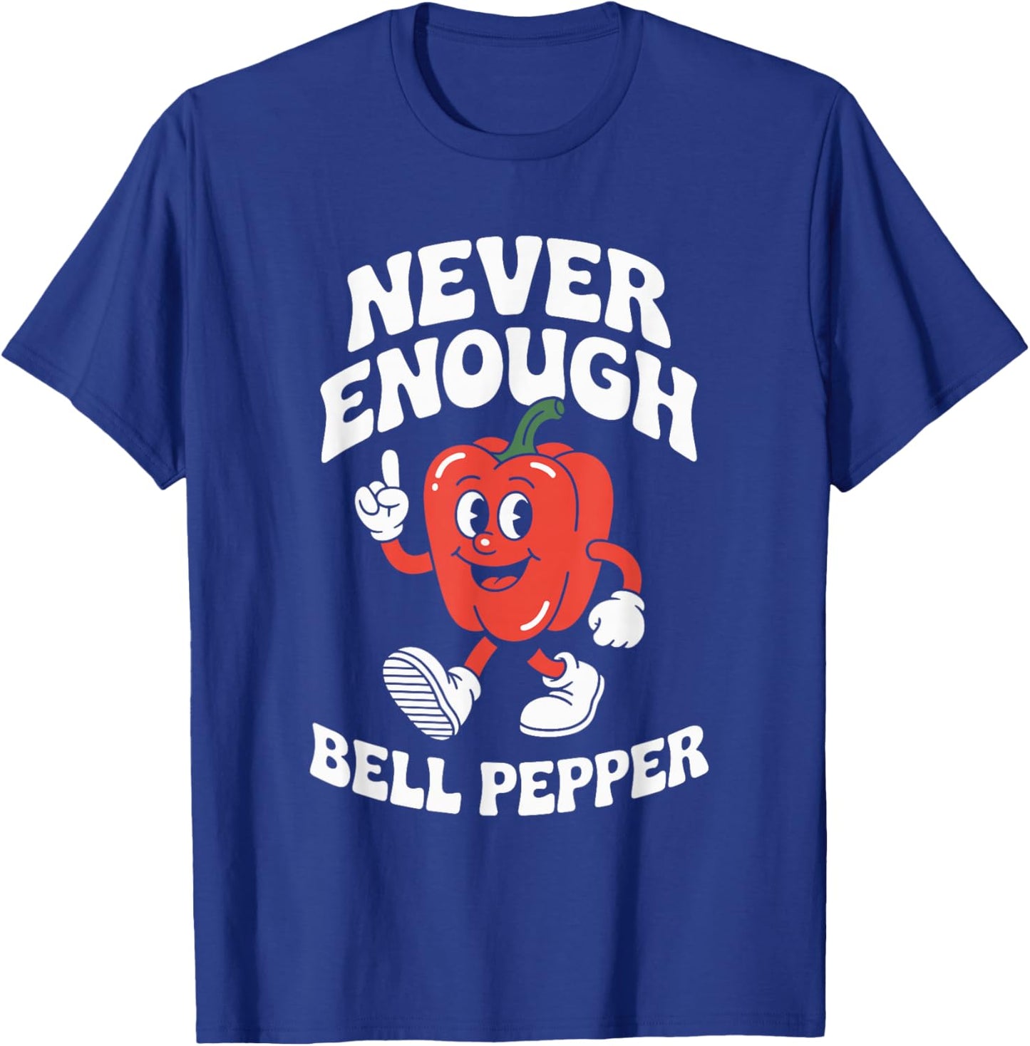 Funny Bell Pepper Retro T-Shirt - T-Shirt | Royal