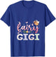 Women's Fairy Gigi Magical Floral Birthday Girl Fairytale Family V-Neck T-Shirt - T-Shirt | Royal