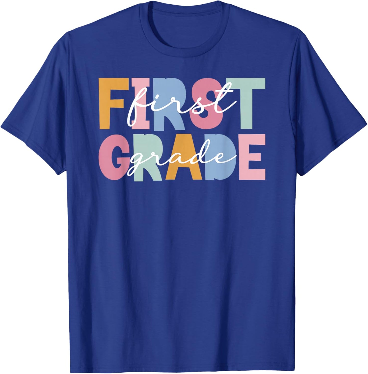 First Grade Teacher Best 1st Grade Teacher T-Shirt - T-Shirt | Royal