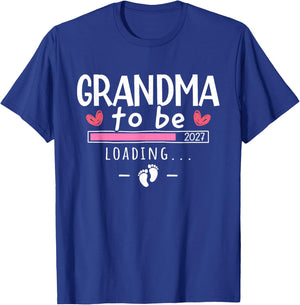Grandma to Be 2027 Pregnancy Announcement for New Grandma T-Shirt - T-Shirt | Royal