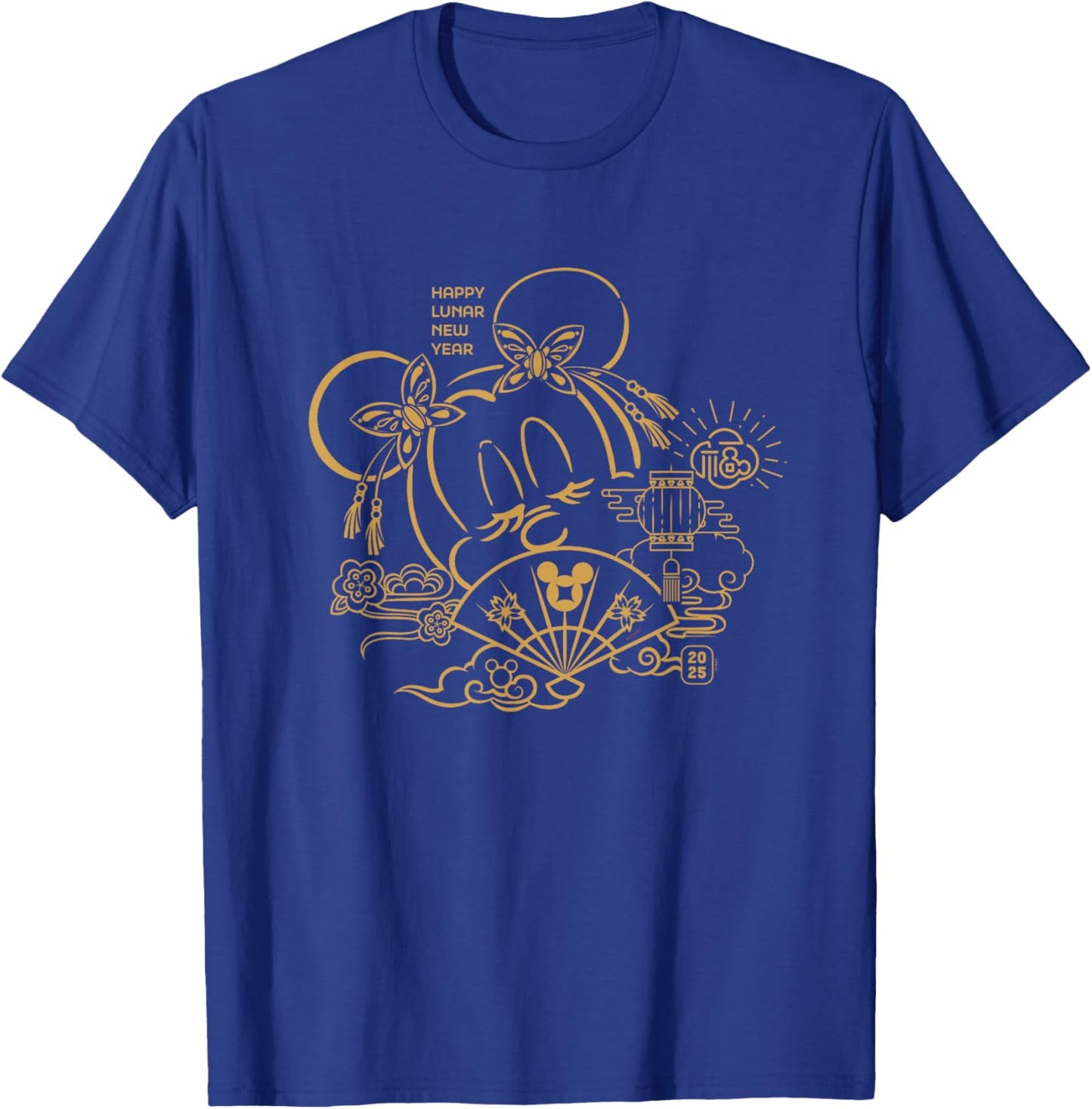 Disney Minnie Mouse Chinese Happy Lunar New Year 2025 T-Shirt - T-Shirt | Royal