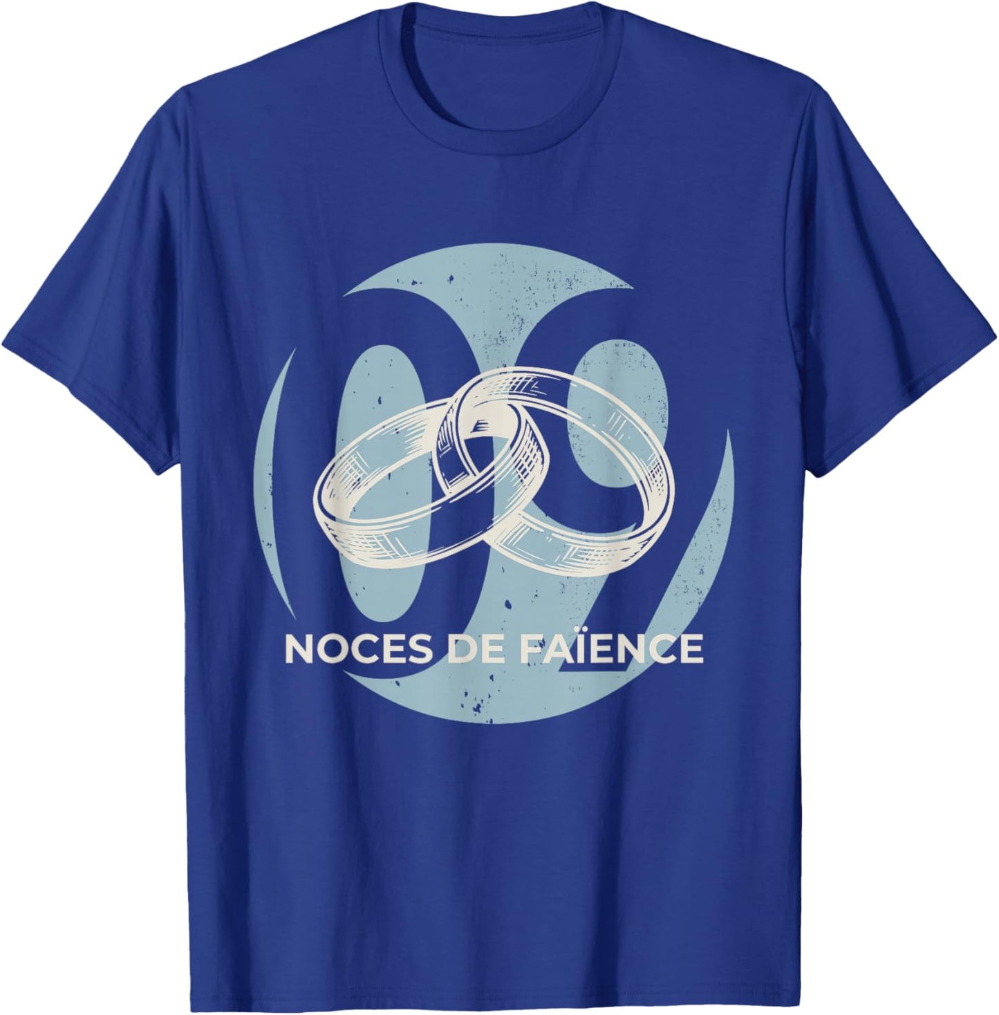 Idée Cadeau Couple 9 Ans de Mariage – Noces de faïence T-Shirt - T-Shirt | Royal