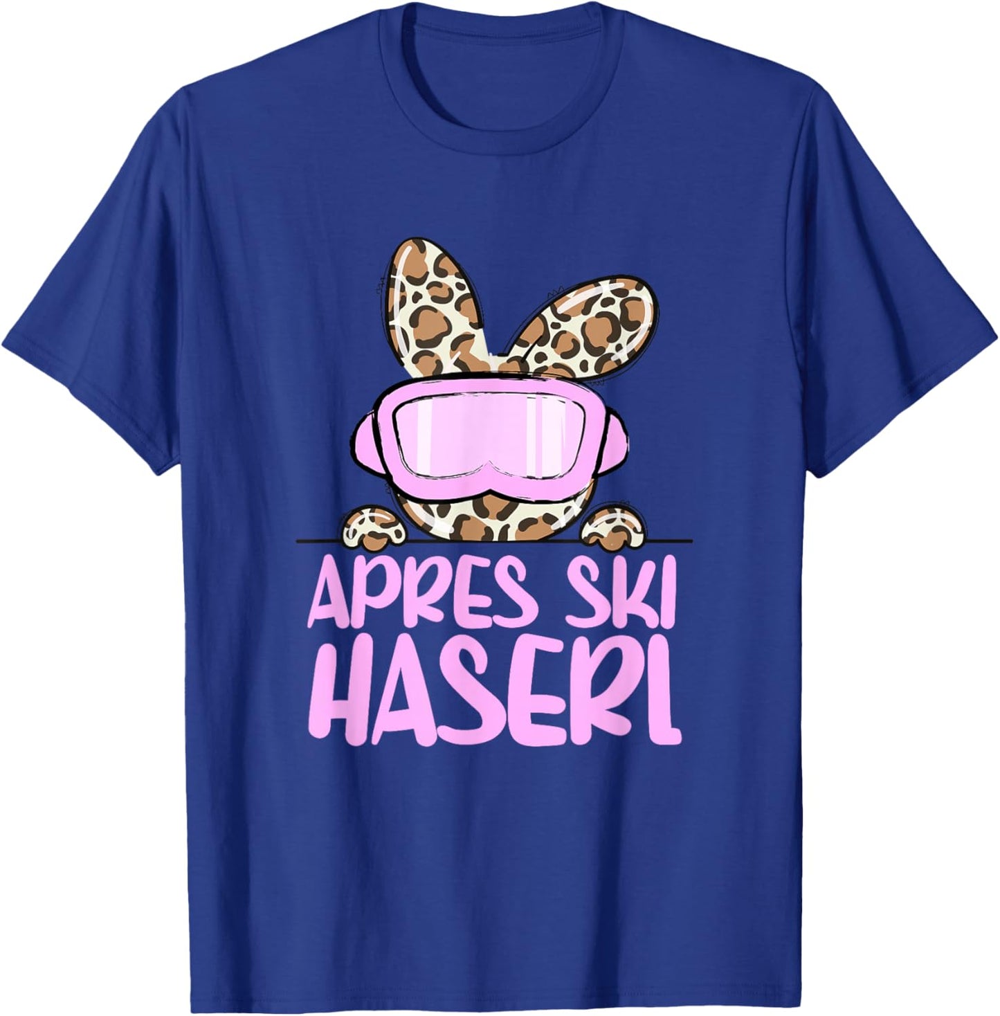 apreski Haserl, Skier Apresskiparty Leoprint T-Shirt - T-Shirt | Royal