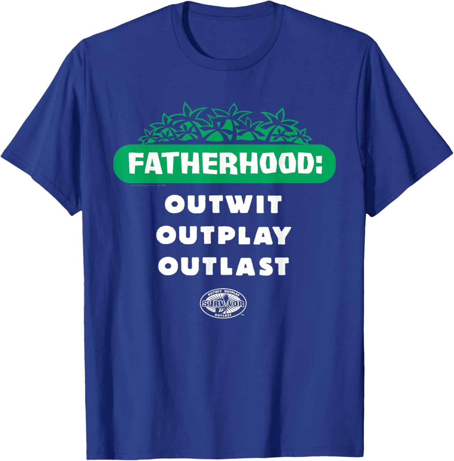Survivor Fatherhood Father's Day T-Shirt - T-Shirt | Royal