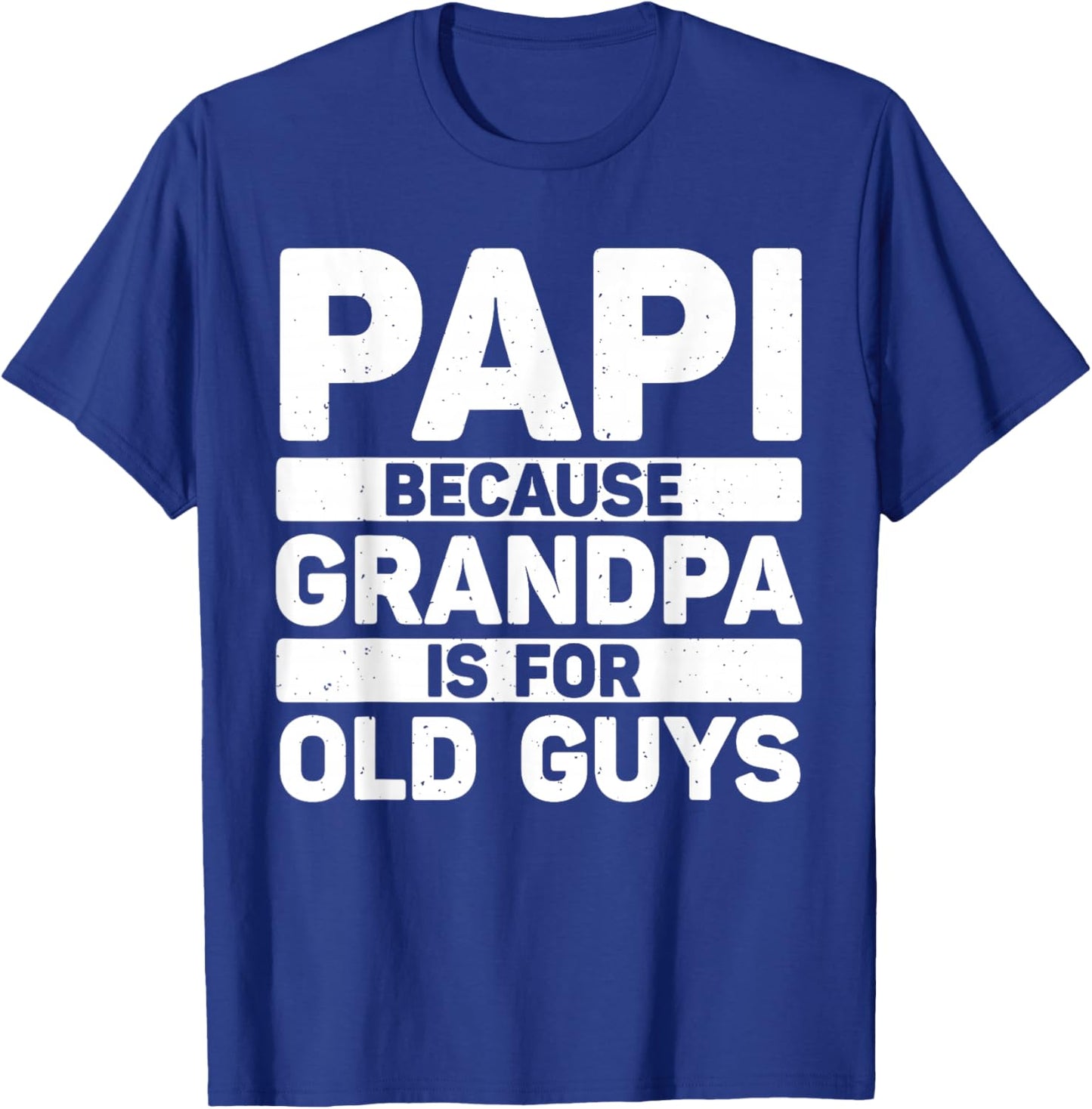 Papi Design For Grandpa From Grandkids Father's Day Papi T-Shirt - T-Shirt | Royal
