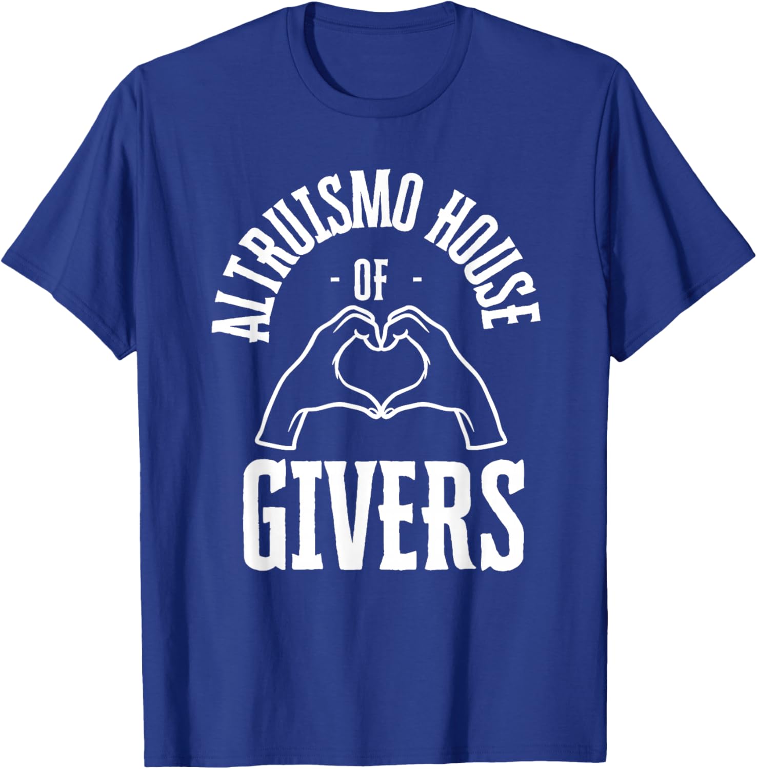 ALTRUISMO House of Givers, RCA Givers School Spirit, Black T-Shirt - T-Shirt | Royal